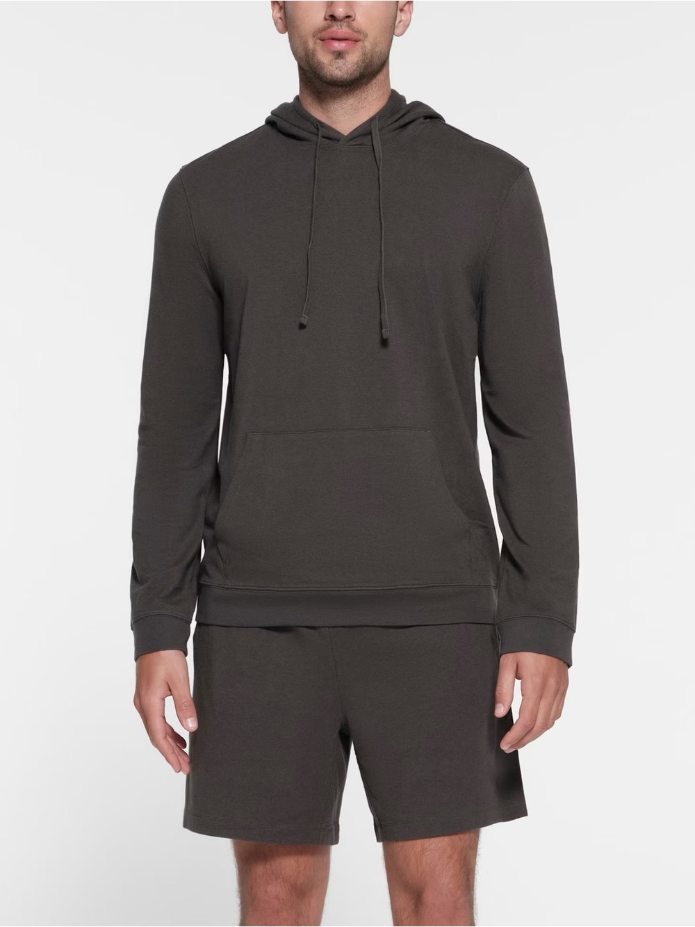 SKIMS Men’s Jersey Lounge Hoodie Ash Small NWT $74